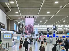 成田空港だー。2年前に来た時は静まりかえってた2タミも賑わいを取り戻しました