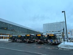 空港から約40分で旭川駅に到着。