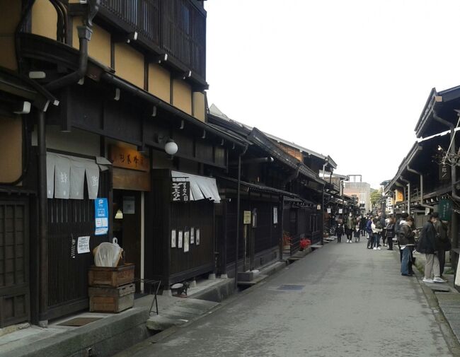 高山の町並み。