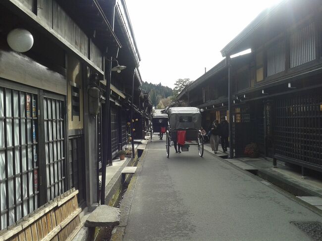 高山の町並み。