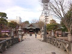 途中四柱神社を参拝