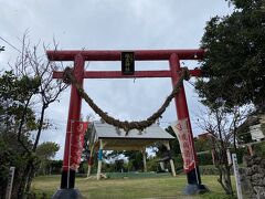 琴平神社。この中に与論城跡があります。