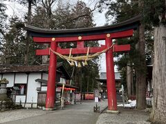 さざえ堂を出発して伊佐須美神社までやって来ました。