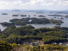 展海峰から九十九島を一望！
今日は五島列島まで見えました♪