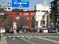 小町通りと平行してる若宮大路。段葛を歩きました。