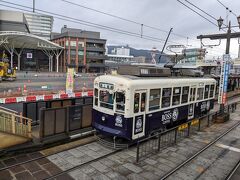 宿泊した「ホテルクォーレ」前の長崎駅前電停から、一日の行動が始まる四日間でした。

長崎タウンは、とにかく電車移動が便利。主要観光スポットを網羅してます。
我らは24時間のモバイル乗車券（７００円）を、フルに使いました。