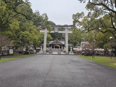 五日目、本日は移動のみ。
ホテル近くの「和霊神社」へ行ってみた。

悪天候&連休初日、道中如何に？!