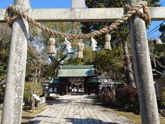 玉祖神社へお参り。こちらも綺麗な直書き御朱印を頂けました。