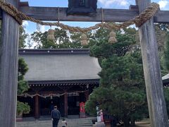 松陰神社へお参り。素敵な御朱印を頂きました。