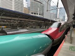 旅の1日目の3月8日（金）は、東京駅10時20分発の秋田行き秋田新幹線『こまち17号』に乗車しました。

途中盛岡駅まで、新青森行き東北新幹線『はやぶさ17号』と併結されます。

当日の朝は東京周辺で積雪がありましたが、旅の出発に支障なく普段の旅行より遅めのスタートとなりました。