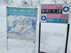 宿でスキーを借りて８時すぎ滑走開始
当然ゴンドラに