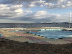 波佐間海水浴場です。