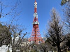芝公園からの東京タワー。