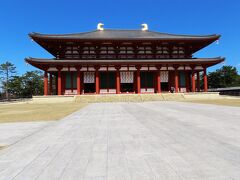 興福寺  中金堂
　１３００年前の創建時と同じ様式で約３００年ぶりに再建、２０１８年１０月再建落慶が完成し復元されました。