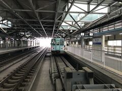 福井駅で越美北線に乗り換え。
車両の短い小さな一両編成の列車は、都市部の通勤電車並みの混雑。ほとんどが青春18切符の利用者。