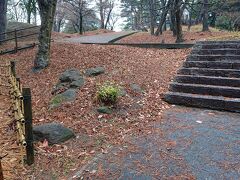 八柱神社を後にして、徒歩で「岡崎東公園」に到着。悪天候のため、人出は少ない感じでした。