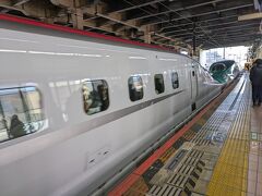 早起きが必要な朝１番の新幹線を避け、五所川原駅までの接続が良い大宮9時5分発のはやぶや9号で青森に向かいました。