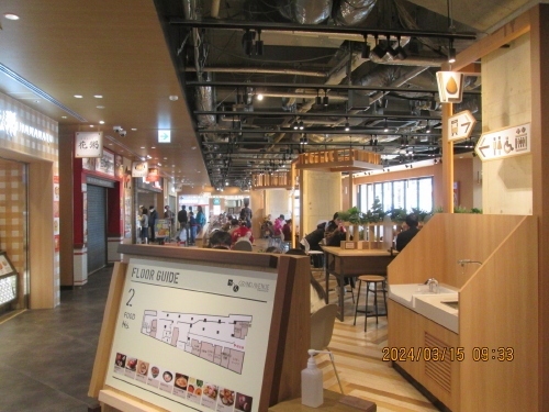 流山市のおおたかの森駅東口・フードコート・グランドアベニュー