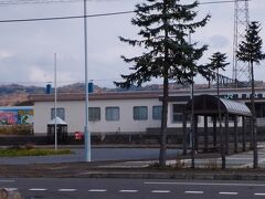 奈井江駅の目の前