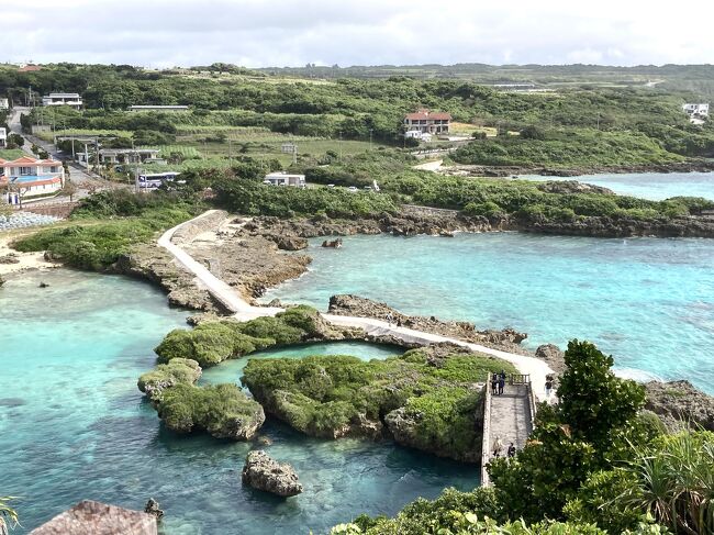 この辺でまた宮古島ブルーの海を。<br />宮古島南部イムギャーマリンガーデンです。