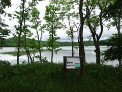 雨が止んだので、湖に向かいます。
