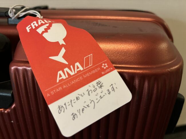 もう一泊する予感がしていたので早めに宿をとって正解でした。空港撤収時点で周辺はどこもかしこも満室に。へとへとで部屋に入って初めて「あれ、いつの間に？」と手書きのメッセージを発見です。<br /><br />実は大混雑の空港カウンターは「いつ帰れるんだ」「宿代出せよ！」と居丈高なオジサンだらけ…それでも一生懸命対応を続ける地上スタッフの姿に胸が痛み、自分の振替便を準備してくれた人へ「大変だけど頑張ってね」と別れ際小さな声で伝えたら、涙目でにっこり会釈を返されました。あの人かな。<br /><br />確かに寝不足の仕事始めにはなったけど、ちゃんと生きててちゃんと帰れました。殺伐とした現場でプロの仕事を続ける皆さん本当にありがとう。