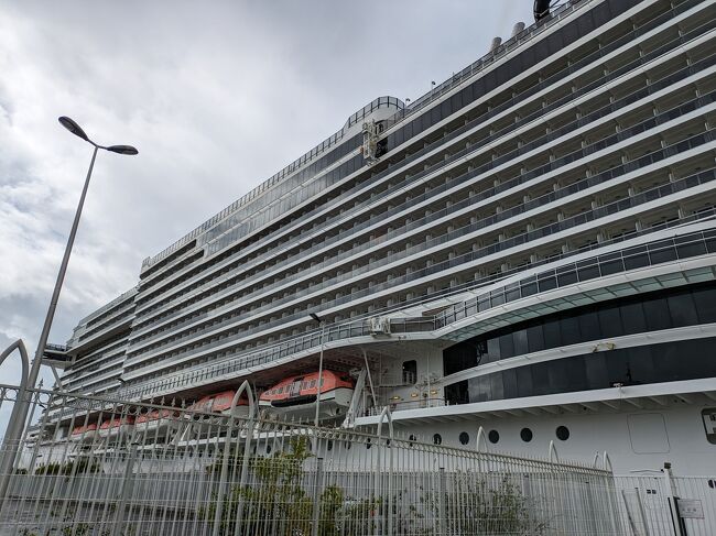 準備して町歩き。観光案内所もあったけどあまり役に立たず。とりあえず歩くことに。<br /><br />この船、マルティニーク乗船客とグアドループ乗船客があって、昨日はうちらが乗り込み、今日は先週グアドループから乗った人が降りて今日乗り込む人がいる。<br />そうゆうシステムだったのか。<br />このMSCの申し込み時、ポアンタピートル発もあって、コースが同じだなぁと思ってたんだよね。