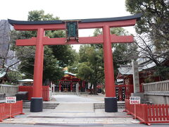 少彦名神社から歩いて御霊神社に行きました