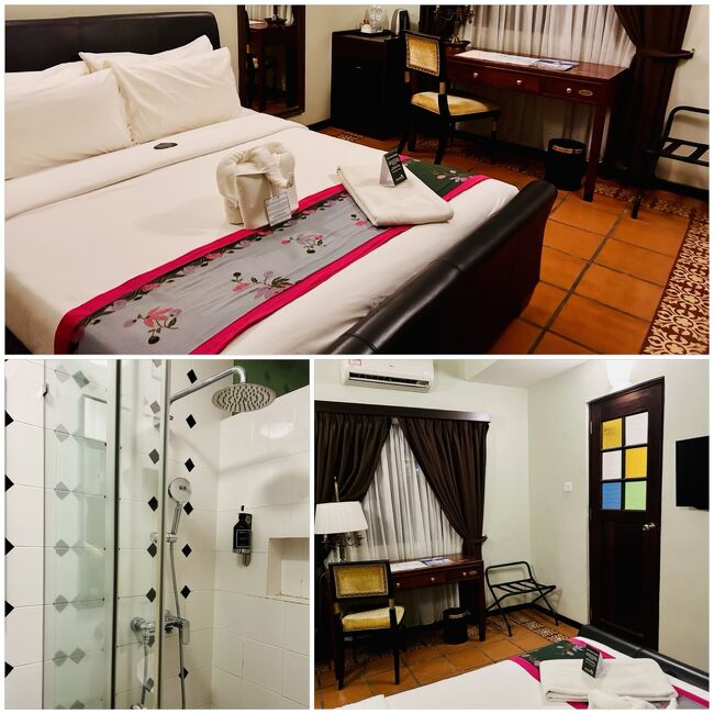 部屋は小さいながらも清潔な作りで、インテリアも素敵。<br />お腹がいっぱいでちょっと苦しい…<br />長い移動で疲れたので、直ぐに深い眠りにつきました。