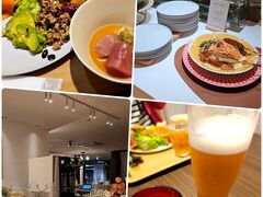 ホテルに戻ってシャワーを済ませてレストランへ向かう頃には大雨になっていた
それも結構な土砂降りだった

ディナービュッフェ　郷土料理もあってバラエティに富んでる
泡盛とビールが飲み放題になっていた！喜
と云っても大して飲めないんだけどね(*´艸`*)

貴重な一日を思い切り楽しんだ