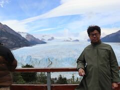 午後になり、今度は陸地側の遊歩道、展望台からの氷河観光。