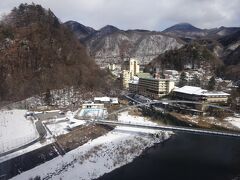 向こうに見えるのが、川治温泉郷。
お弁当を作った宿もあの中にあります。
ごちそうさまでした！