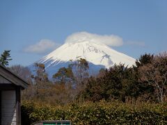 そこにはーー。

おやおや、またもや帽子を被った富士山が拝めます。

この日は帽子を被ったり脱いだりとお忙しい限りです（爆）