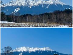 開田高原 木曽馬の里からの御嶽山の勇姿です♪
雪景色の中で最高でした♪