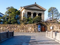 倉敷川に架かる今橋から大原美術館　倉敷美観地区