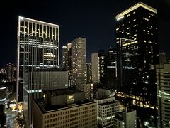東京・虎ノ門『Hotel Toranomon Hills』12F

『ホテル虎ノ門ヒルズ』の「パノラマコーナースイートタワービュー」
のベッドルームからの夜景（南側）の写真。

写真右手に見えるホテル『The Okura Tokyo（オークラ東京）』の
41階建ての「オークラ プレステージタワー」は
そんなに混んでなさそうなので泊まりに行きたいです。

と思って宿泊料金を見てみたら13万円ほどしていて、今は無理そう。