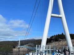 三島スカイウォークは、日本最長の400メートルの歩行者専用吊橋。