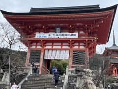 　仁王門までやっとたどり着きました。人込みで、旗を見失いそうになりそうでした。
　室町時代の再建。幅10m、高さ14m。両脇には京都最大級と言う像高365㎝の仁王像がにらみを利かせています。