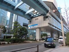 汐留駅に戻ってきました　
帰りはここから大江戸線で帰ります