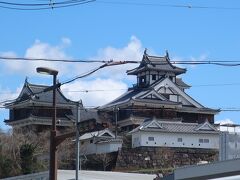 福知山城が見えています。
