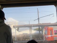 吉原駅から見る富士山が圧巻