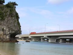 波の上ビーチで最後の水遊び。
