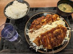 小田原駅に隣接する商業施設の"とん一"でガッツリ夕食です。丸亀製麺（トリドール）系のお店とは知りませんでした。