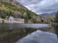 ようやく「金鱗湖」までやって来ました。(*´▽｀*)
