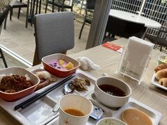 朝ごはん。変わり映えせず。