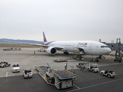 関空からタイ航空でバンコクへ。4年ぶり。