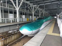 新函館北斗から北海道新幹線に乗車し、北海道新幹線を完乗。