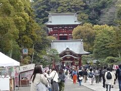 鶴岡八幡宮
門と本宮に標高差があるのが独特の風景
