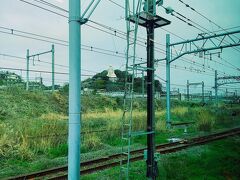 ということで、その週末。
友人とランチ。
いつもの海が見えるあのエリアへいきますよー
と電車から見える大船観音（降りないのだけど）