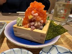 いくらとトロの枡盛り